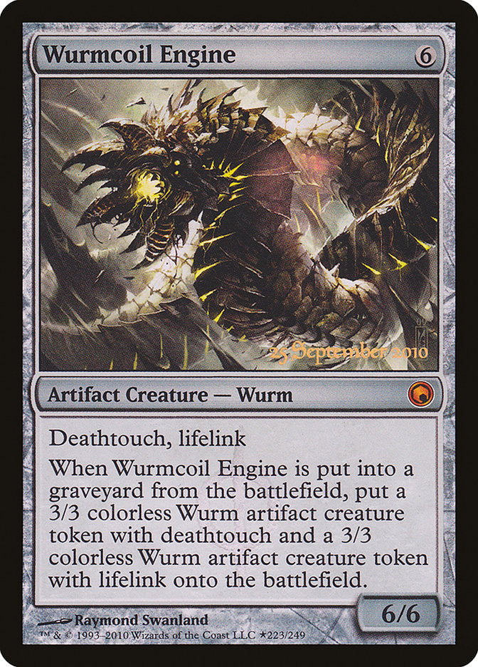 Wurmcoil Engine [Scars of Mirrodin Prerelease Promos] | Nerdhalla Games