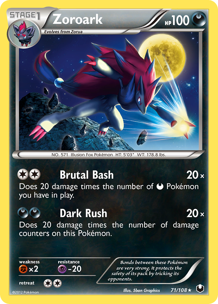 Zoroark (71/108) [Black & White: Dark Explorers] | Nerdhalla Games