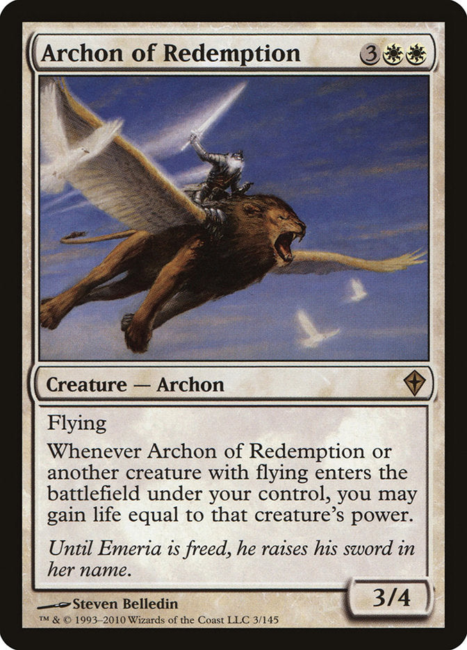 Archon of Redemption [Worldwake] | Nerdhalla Games