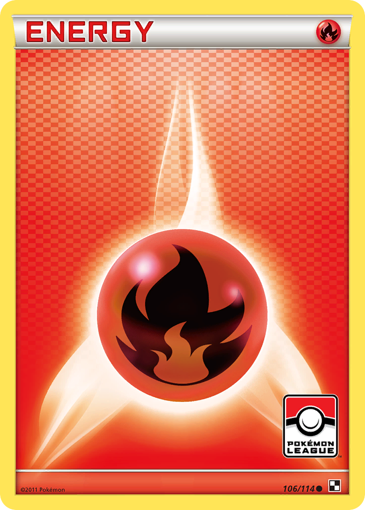 Fire Energy (106/114) [Black & White: Base Set] | Nerdhalla Games