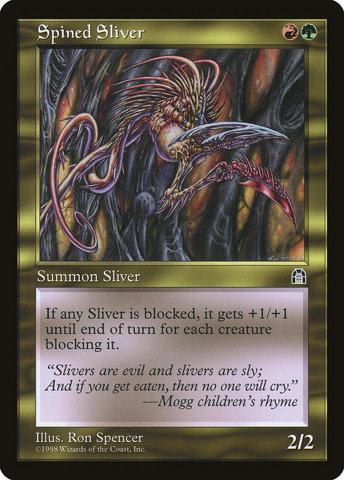 Spined Sliver [Stronghold] | Nerdhalla Games