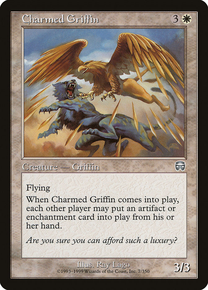 Charmed Griffin [Mercadian Masques] | Nerdhalla Games