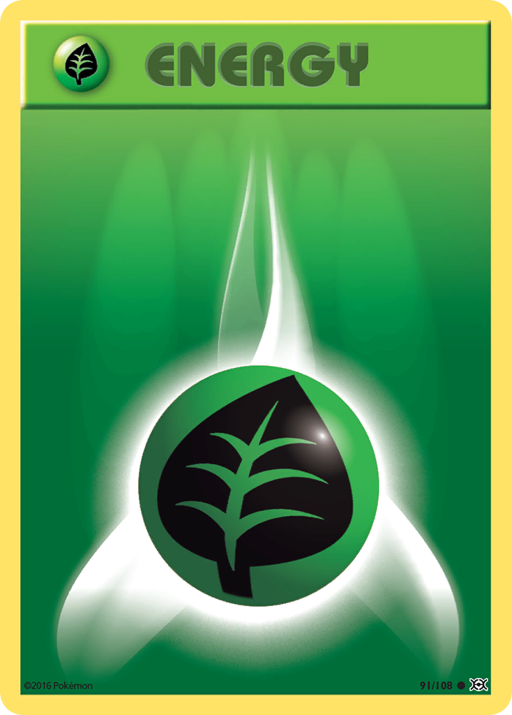 Grass Energy (91/108) [XY: Evolutions] | Nerdhalla Games