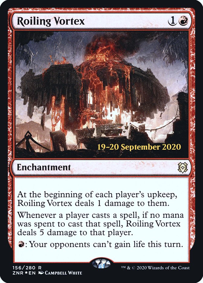 Roiling Vortex  [Zendikar Rising Prerelease Promos] | Nerdhalla Games