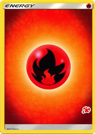 Fire Energy (Charizard Stamp #8) [Battle Academy 2020] | Nerdhalla Games