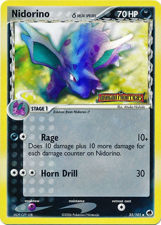 Nidorino (35/101) (Delta Species) (Stamped) [EX: Dragon Frontiers] | Nerdhalla Games