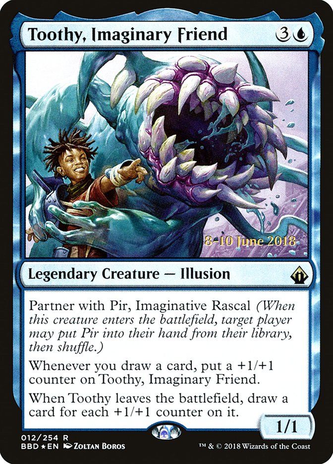 Toothy, Imaginary Friend  [Battlebond Prerelease Promos] | Nerdhalla Games