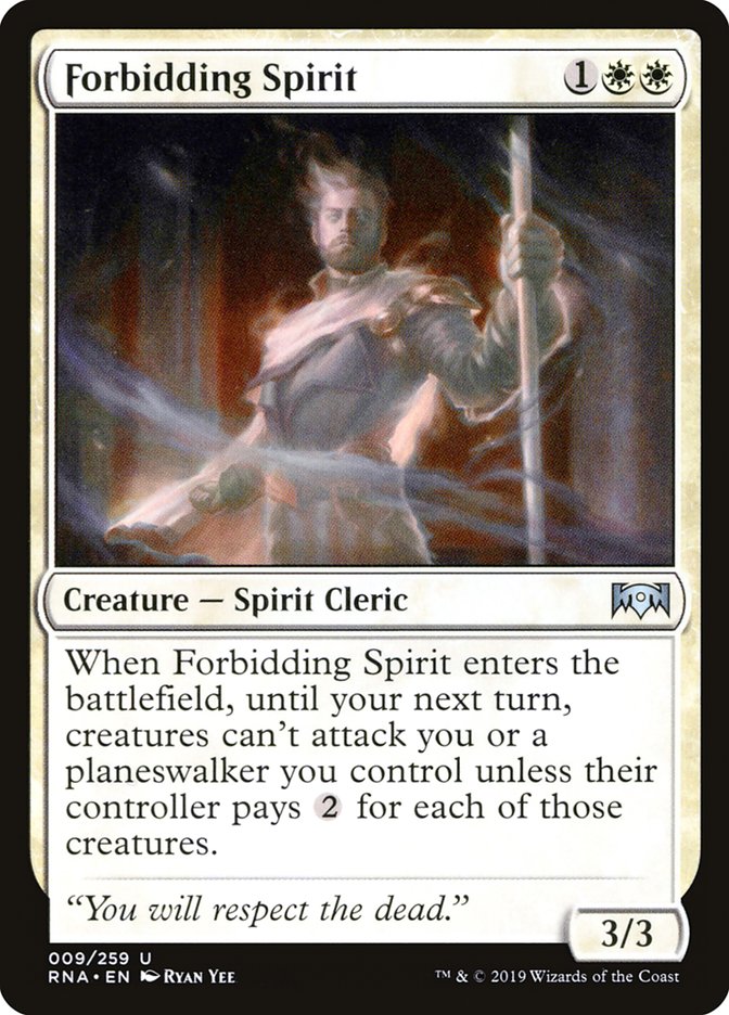 Forbidding Spirit [Ravnica Allegiance] | Nerdhalla Games