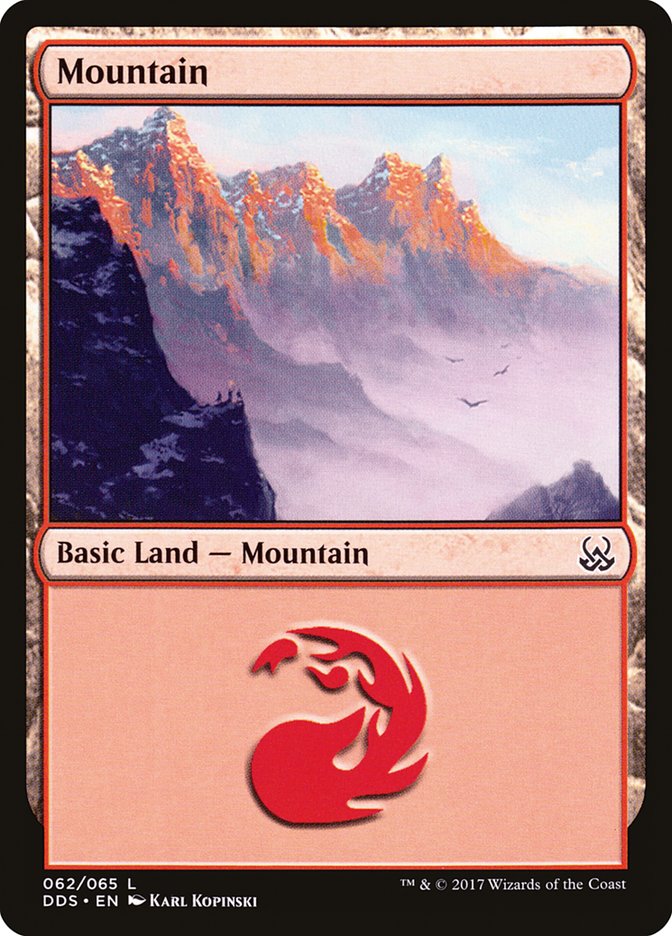 Mountain (62) [Duel Decks: Mind vs. Might] | Nerdhalla Games