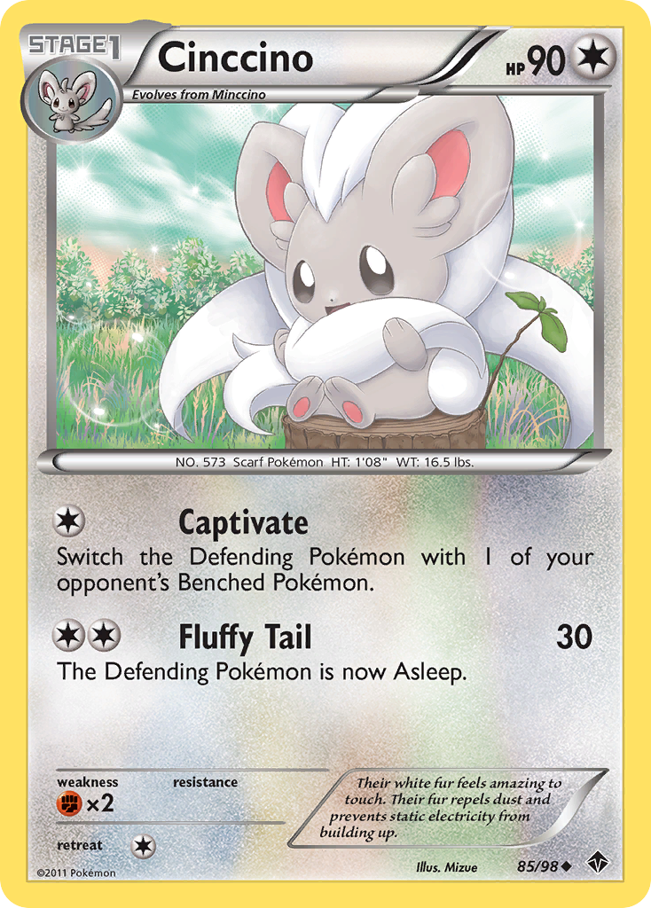 Cinccino (85/98) [Black & White: Emerging Powers] | Nerdhalla Games