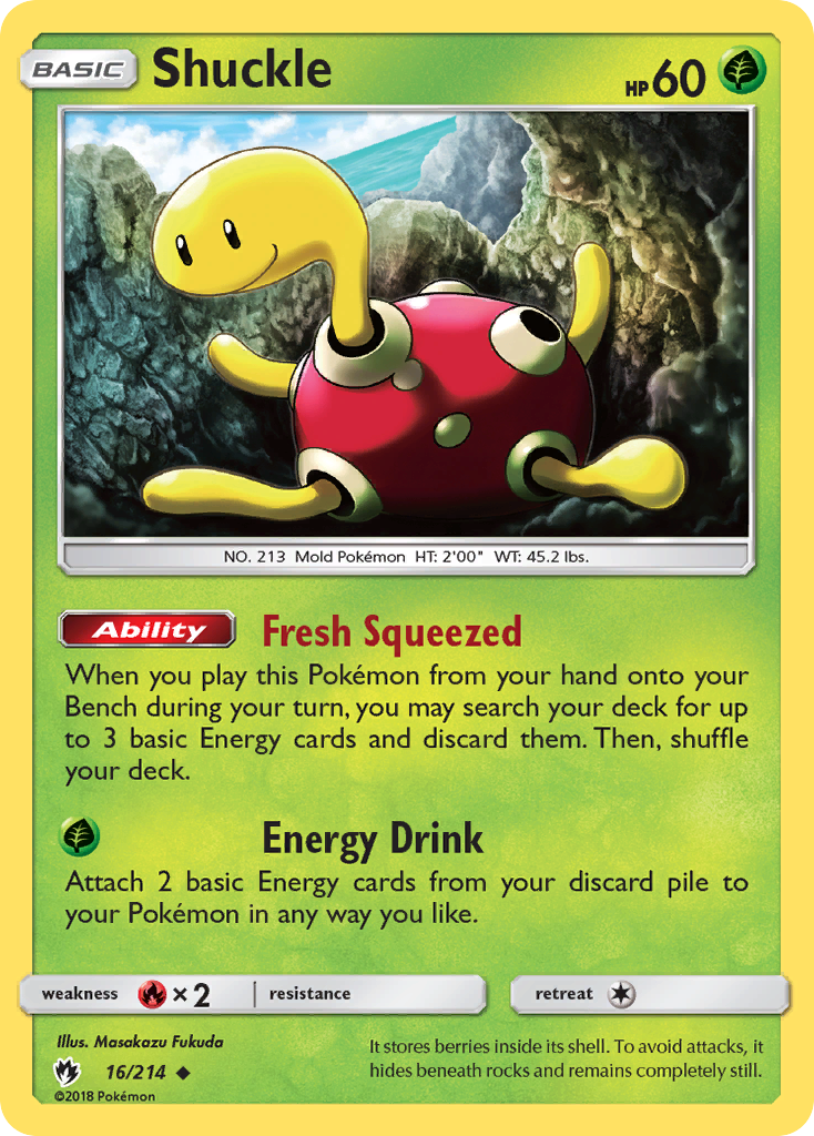 Shuckle (16/214) [Sun & Moon: Lost Thunder] | Nerdhalla Games