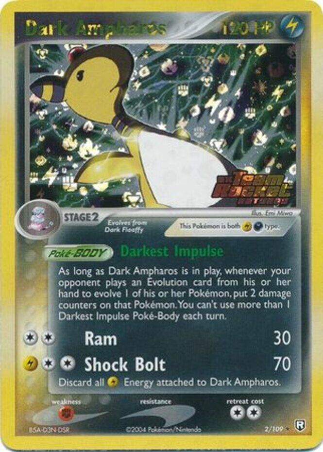 Dark Ampharos (2/109) (Stamped) [EX: Team Rocket Returns] | Nerdhalla Games