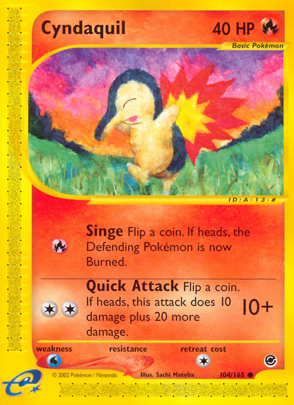 Cyndaquil (104/165) [Expedition: Base Set] | Nerdhalla Games