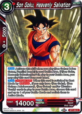 Son Goku, Heavenly Salvation [BT7-004] | Nerdhalla Games