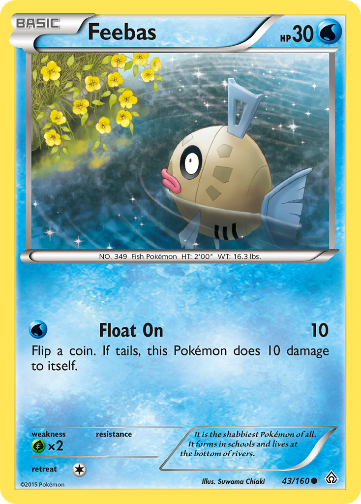 Feebas (43/160) [XY: Primal Clash] | Nerdhalla Games