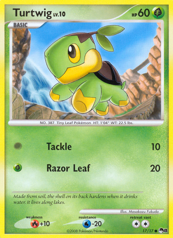 Turtwig (17/17) [POP Series 8] | Nerdhalla Games