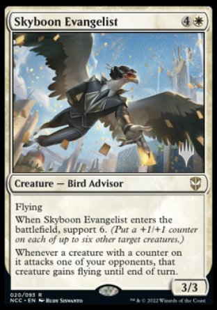 Skyboon Evangelist (Promo Pack) [Streets of New Capenna Commander Promos] | Nerdhalla Games