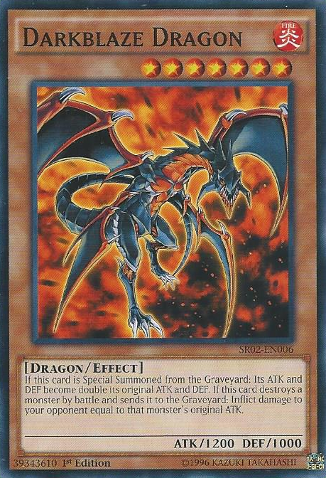 Darkblaze Dragon [SR02-EN006] Common | Nerdhalla Games