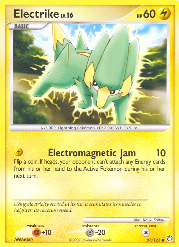 Electrike (81/123) [Diamond & Pearl: Mysterious Treasures] | Nerdhalla Games