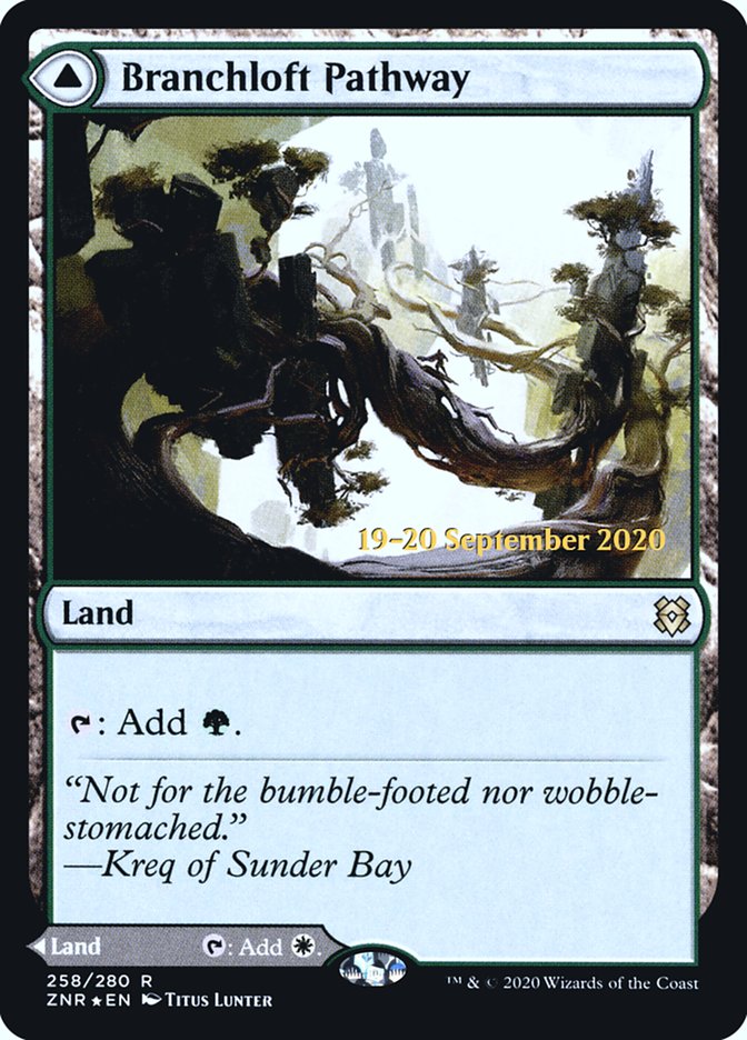 Branchloft Pathway // Boulderloft Pathway  [Zendikar Rising Prerelease Promos] | Nerdhalla Games