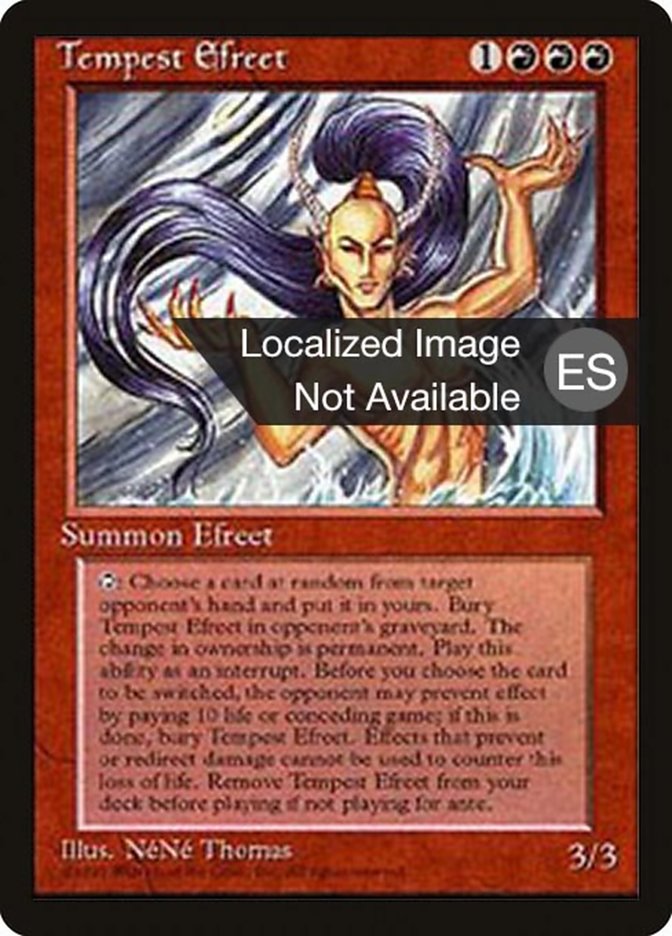 Tempest Efreet [Fourth Edition (Foreign Black Border)] | Nerdhalla Games