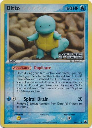 Ditto (64/113) (Stamped) [EX: Delta Species] | Nerdhalla Games