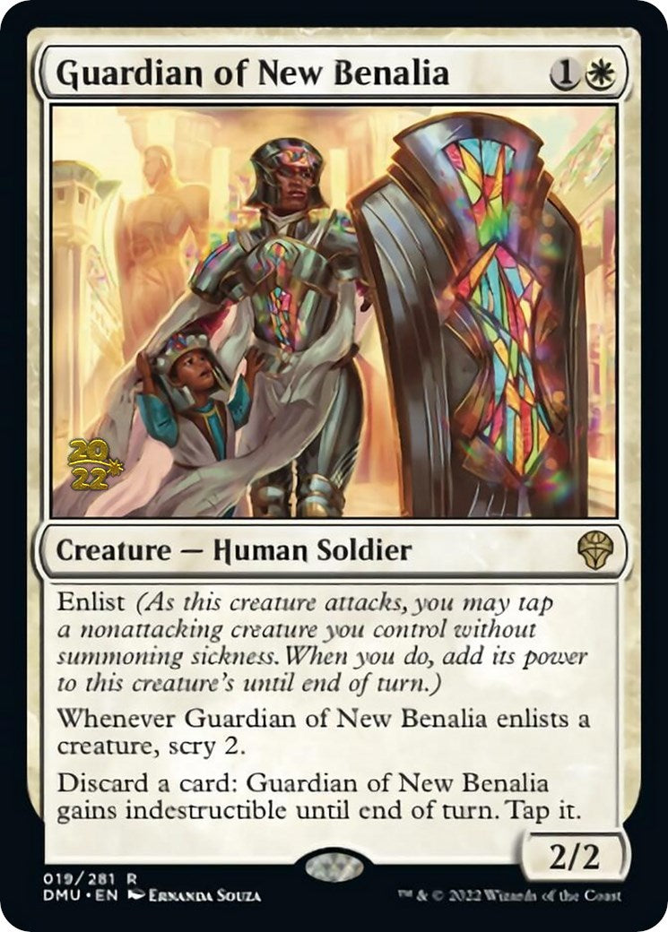 Guardian of New Benalia [Dominaria United Prerelease Promos] | Nerdhalla Games