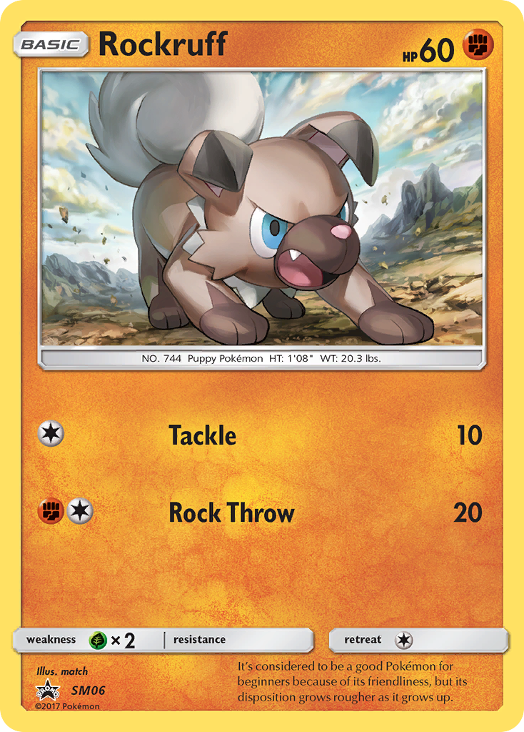 Rockruff (SM06) [Sun & Moon: Black Star Promos] | Nerdhalla Games