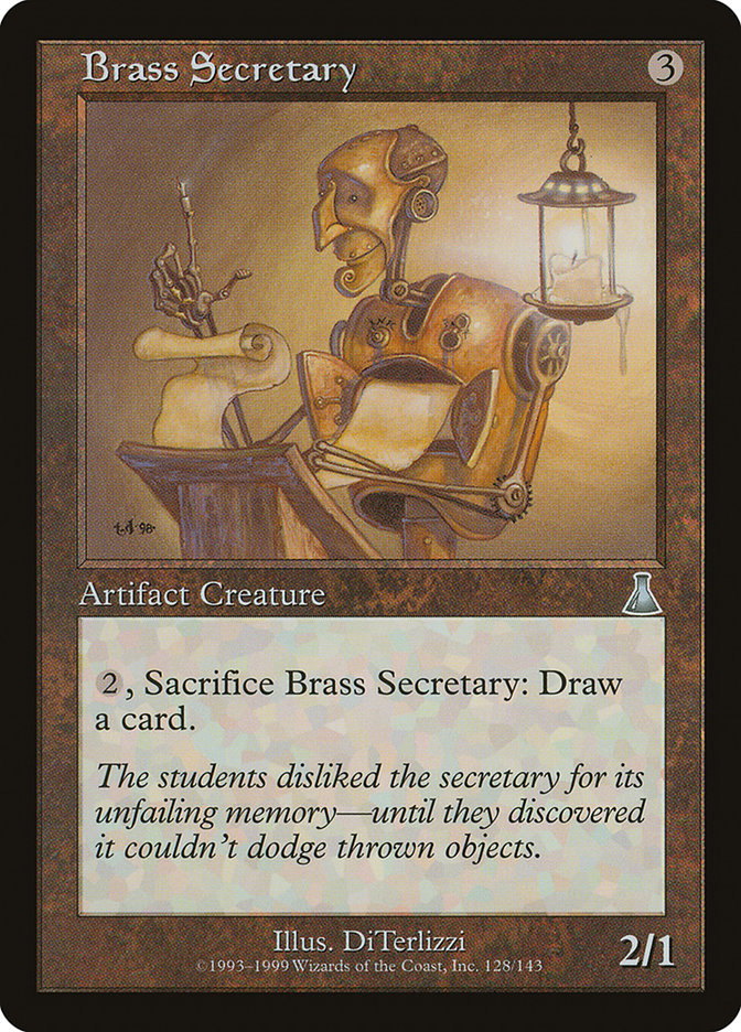 Brass Secretary [Urza's Destiny] | Nerdhalla Games