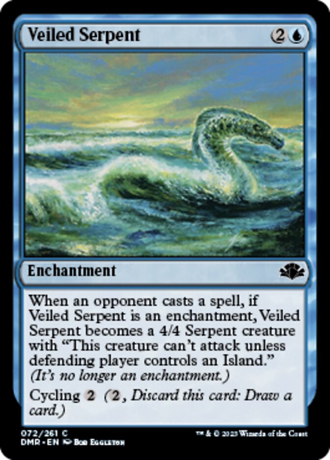 Veiled Serpent [Dominaria Remastered] | Nerdhalla Games