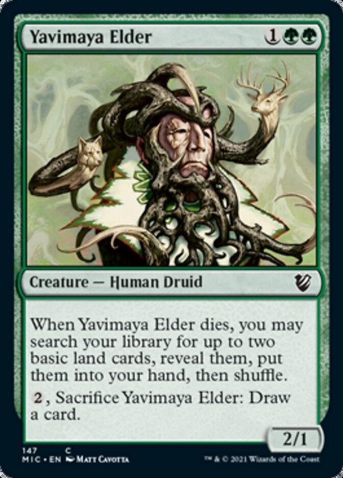 Yavimaya Elder [Innistrad: Midnight Hunt Commander] | Nerdhalla Games