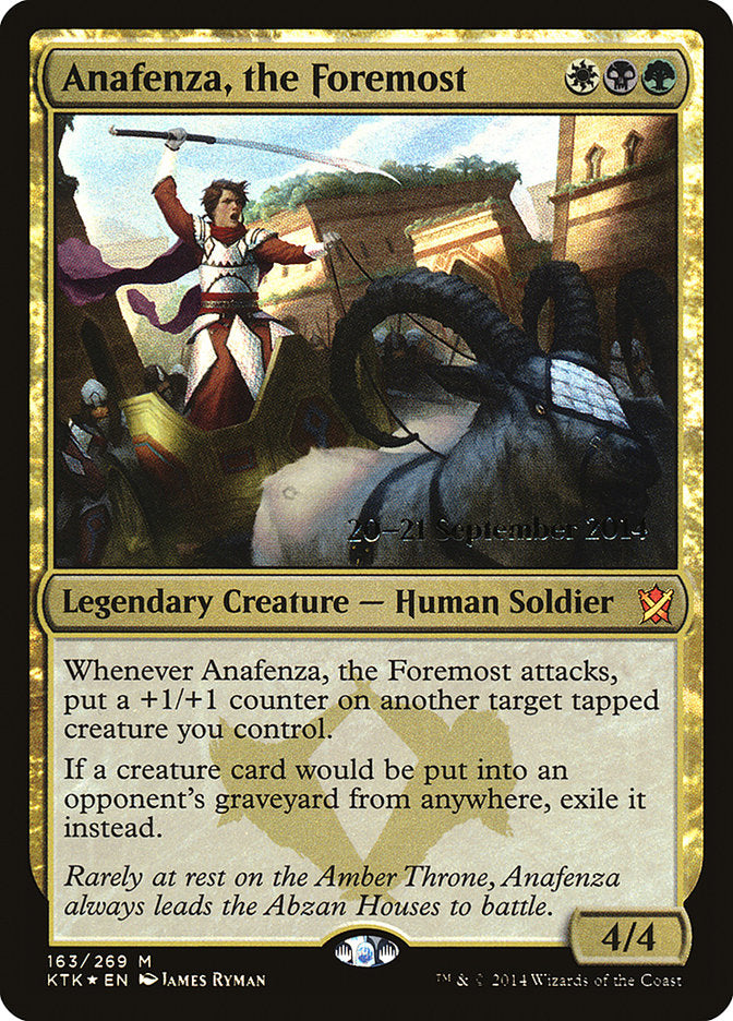 Anafenza, the Foremost  [Khans of Tarkir Prerelease Promos] | Nerdhalla Games