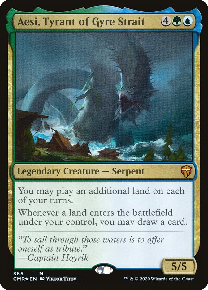 Aesi, Tyrant of Gyre Strait [Commander Legends Commander Deck] | Nerdhalla Games