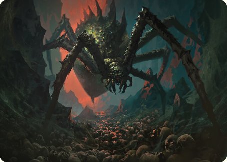 Shelob, Child of Ungoliant Art Card [The Lord of the Rings: Tales of Middle-earth Art Series] | Nerdhalla Games