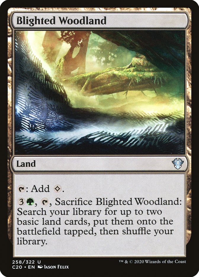 Blighted Woodland [Commander 2020] | Nerdhalla Games