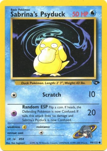 Sabrina's Psyduck (99/132) [Gym Challenge Unlimited] | Nerdhalla Games