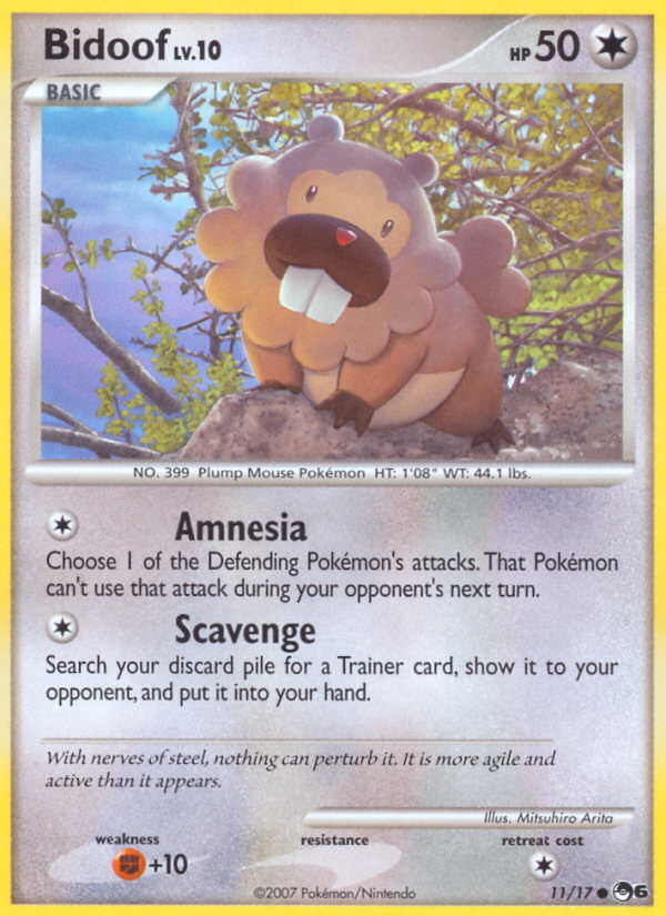 Bidoof (11/17) [POP Series 6] | Nerdhalla Games