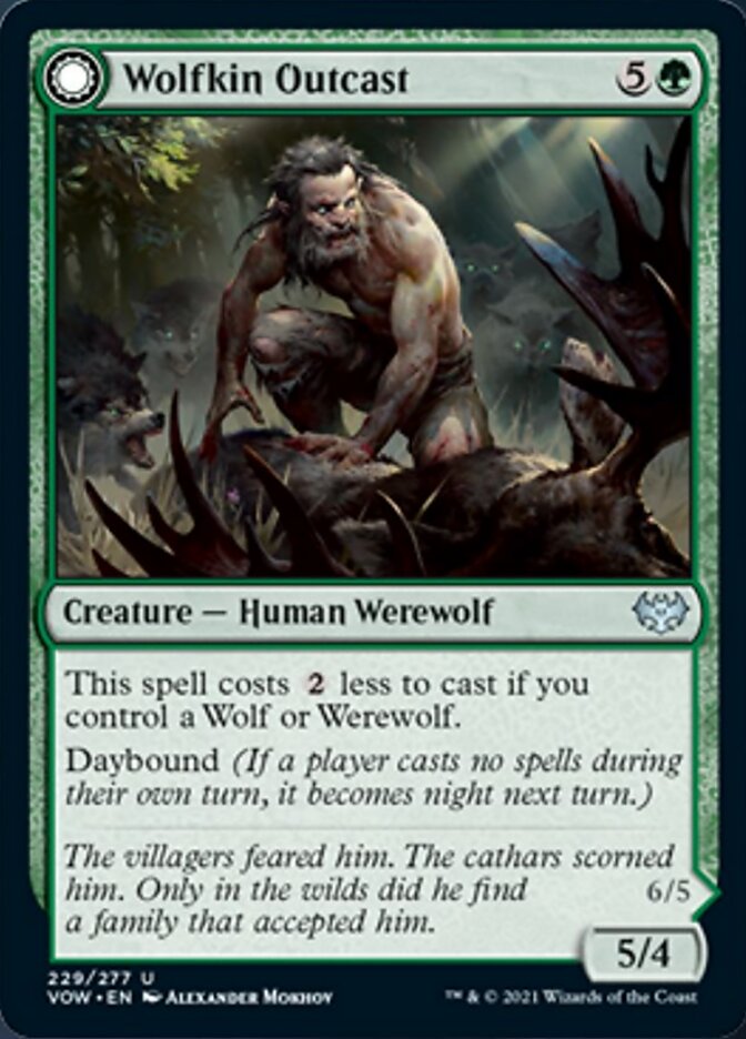 Wolfkin Outcast // Wedding Crasher [Innistrad: Crimson Vow] | Nerdhalla Games