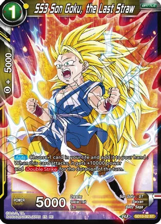 SS3 Son Goku, the Last Straw [SD10-02] | Nerdhalla Games