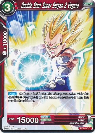 Double Shot Super Saiyan 2 Vegeta [BT2-010] | Nerdhalla Games