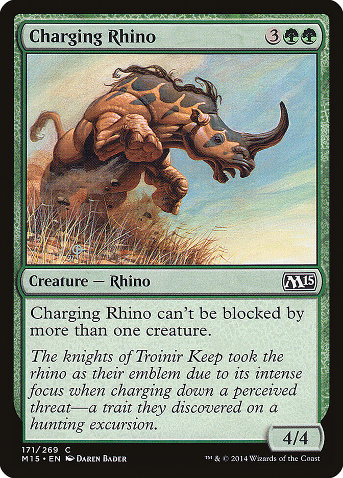 Charging Rhino [Magic 2015] | Nerdhalla Games