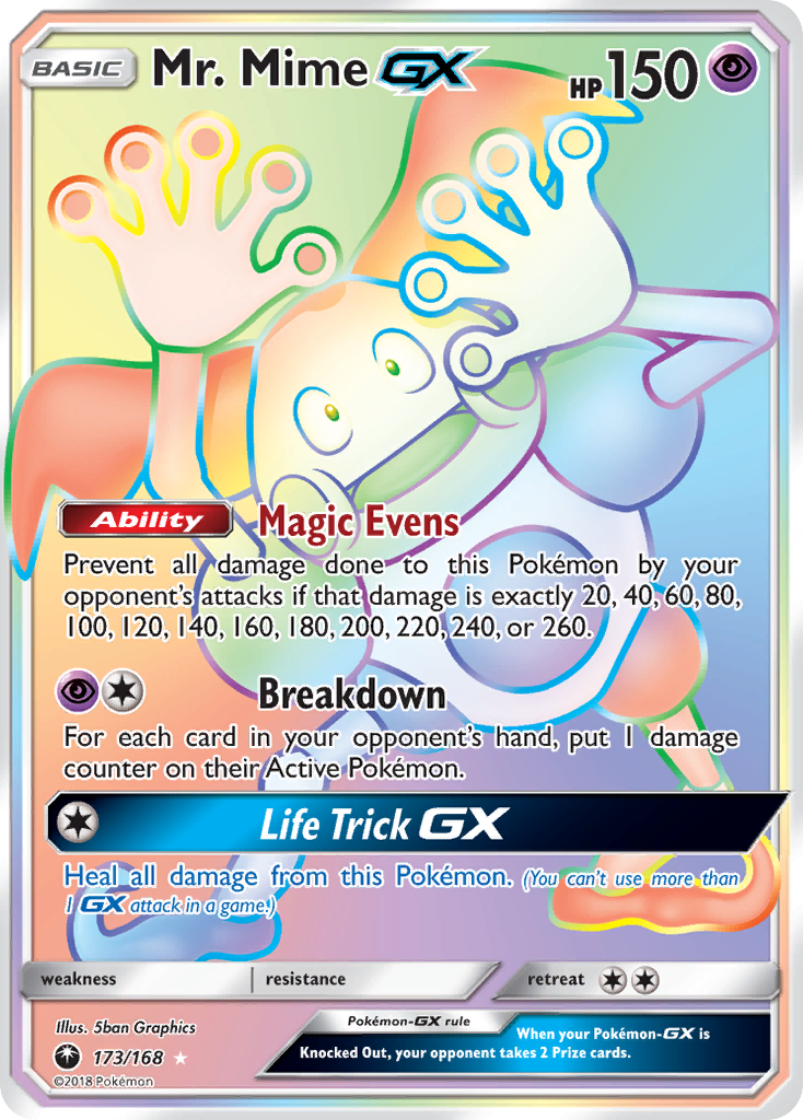 Mr. Mime GX (173/168) [Sun & Moon: Celestial Storm] | Nerdhalla Games