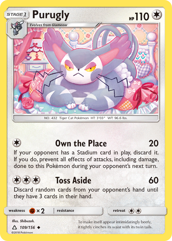 Purugly (109/156) [Sun & Moon: Ultra Prism] | Nerdhalla Games