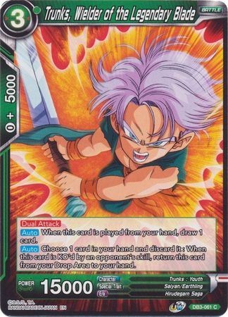 Trunks, Wielder of the Legendary Blade [DB3-061] | Nerdhalla Games