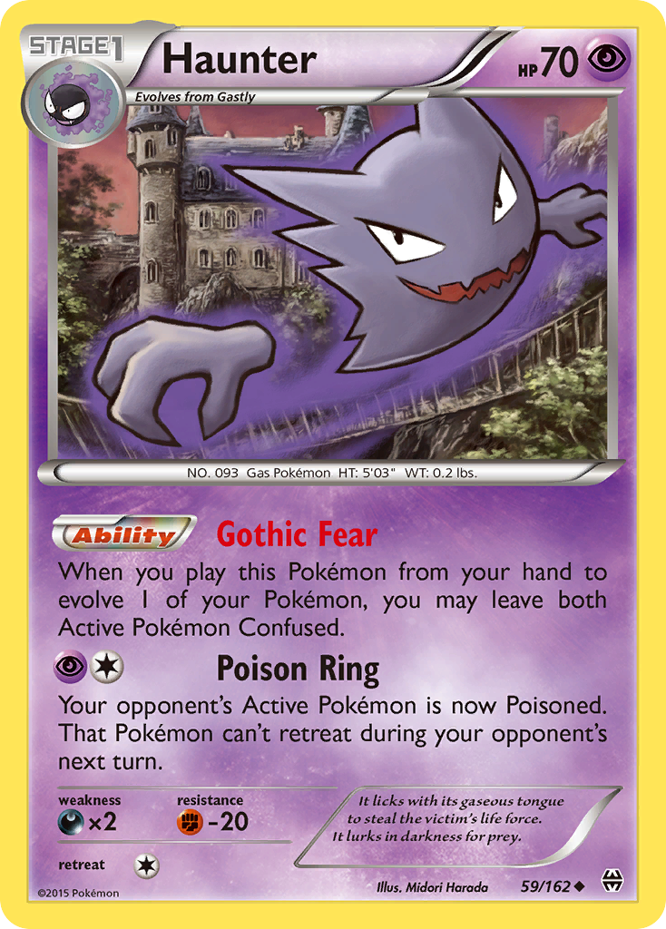 Haunter (59/162) [XY: BREAKthrough] | Nerdhalla Games