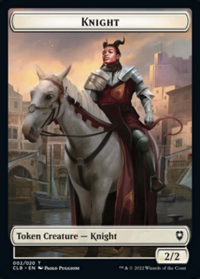 Knight Token [Commander Legends: Battle for Baldur's Gate Tokens] | Nerdhalla Games