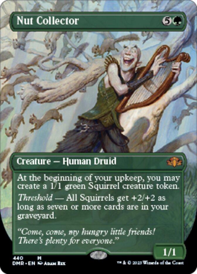 Nut Collector (Borderless Alternate Art) [Dominaria Remastered] | Nerdhalla Games