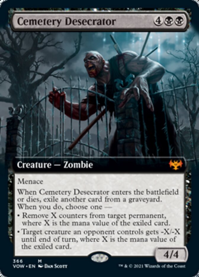 Cemetery Desecrator (Extended) [Innistrad: Crimson Vow] | Nerdhalla Games