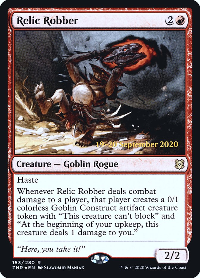 Relic Robber  [Zendikar Rising Prerelease Promos] | Nerdhalla Games