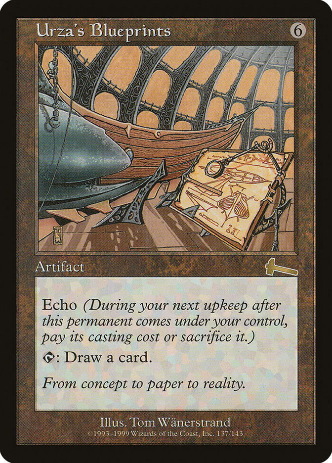 Urza's Blueprints [Urza's Legacy] | Nerdhalla Games